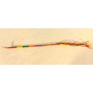 Rainbow Friendship Bracelet Multicolor String Boho Hippie